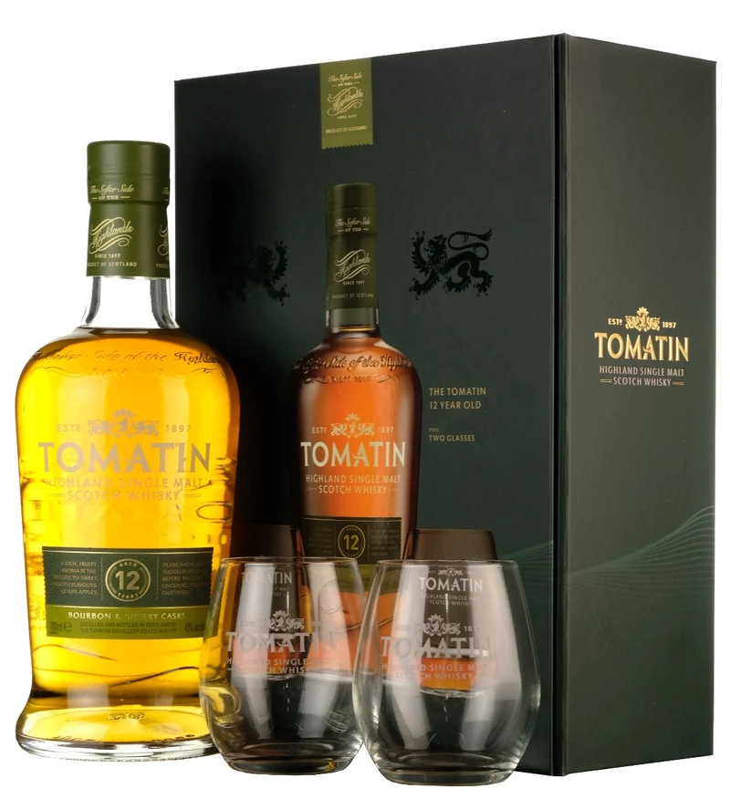 Tomatin 12 Year Old Glass Pack