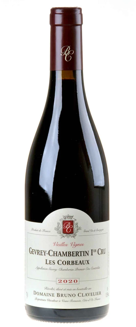 Domaine Bruno Clavelier Gevrey-Chambertin 1er Cru Les Corbeaux Bio 2020