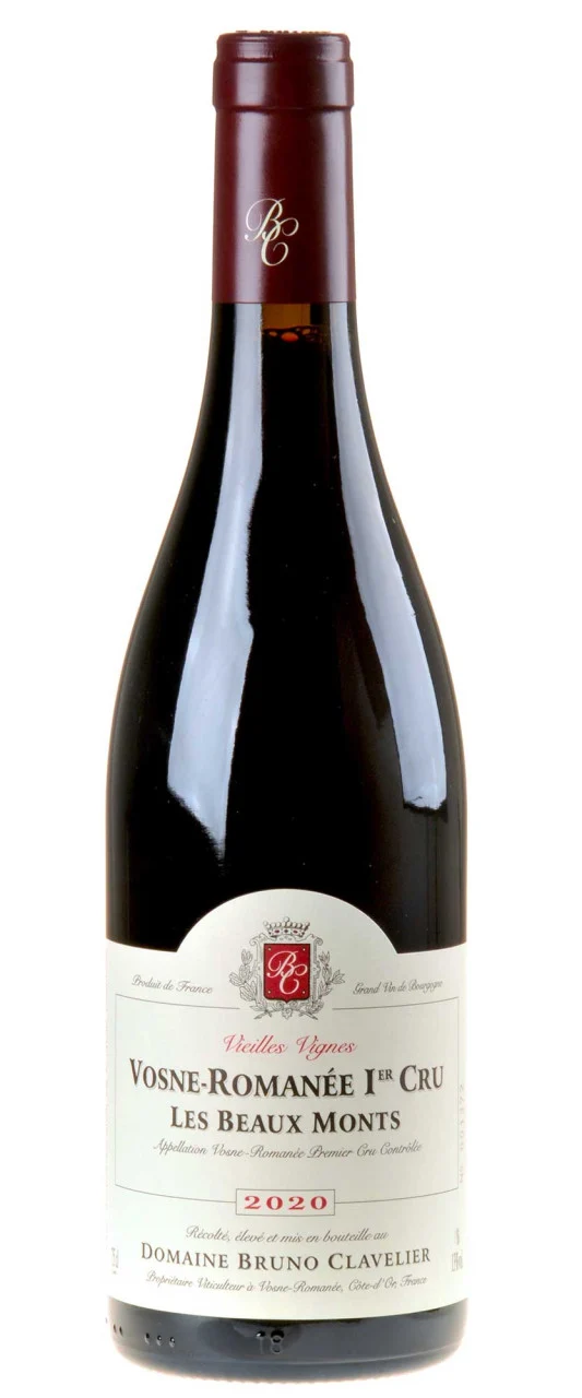 Domaine Bruno Clavelier Vosne Romanée 1er Cru Les Beaux Monts Bio 2020