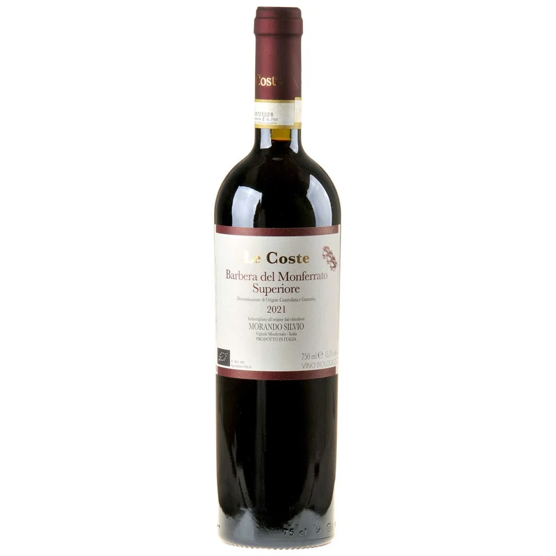 Silvio Morando Le Coste Barbera del Monferrato Superiore Bio 2021