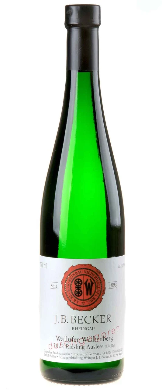 J.B.Becker Riesling Wallufer Walkenberg Auslese durchgegoren 2022 white