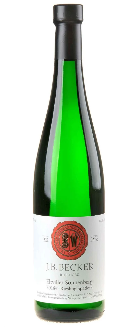 J.B.Becker Riesling Eltviller Sonnenberg Spätlese 2018 white