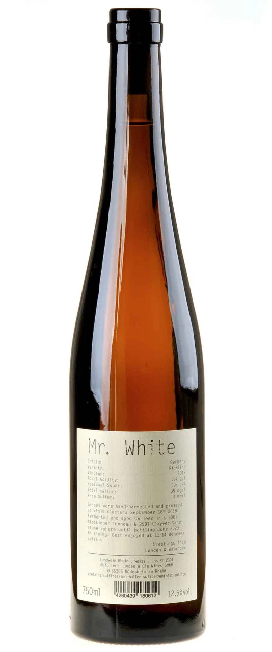 Lundén & Welander Riesling Mr. White 2018 white