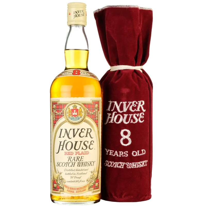 Inver House 8 Year Old Red Plaid | 1970s