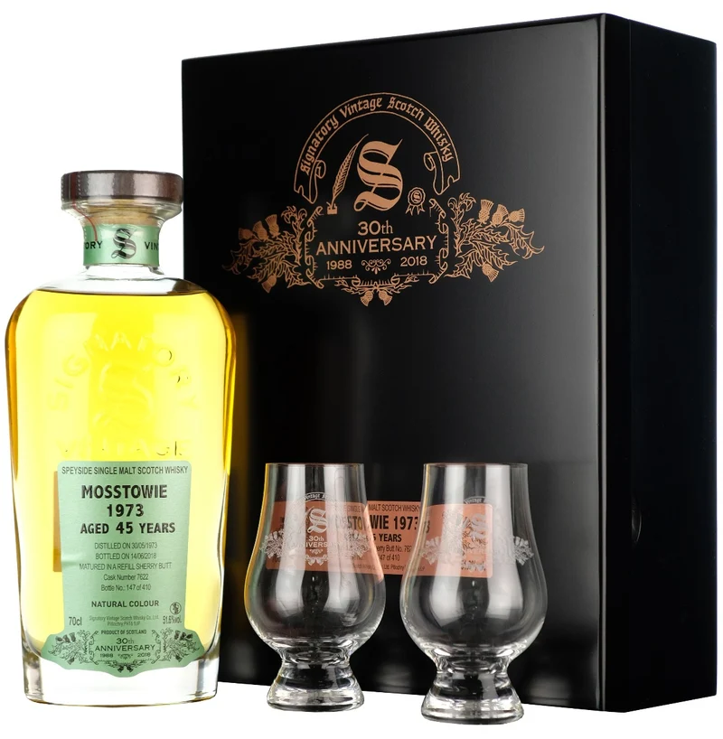 Mosstowie 1973-2018 | 45 Year Old Signatory Vintage 30th Anniversary Single Cask 7622