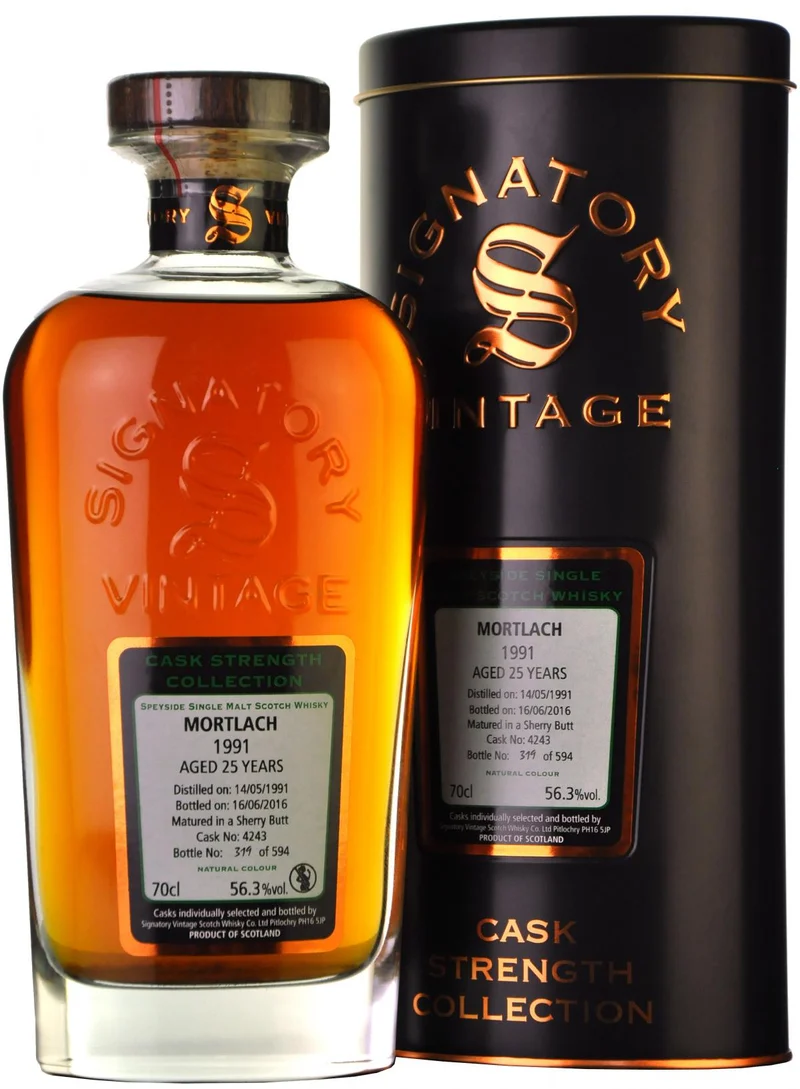 Mortlach 1991-2016 | 25 Year Old Signatory Vintage Cask Strength Collection Single Cask 4243