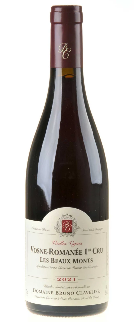 Domaine Bruno Clavelier Vosne Romanée 1er Cru Les Beaux Monts Bio 2021