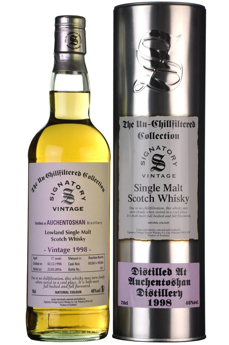 Auchentoshan 1998-2016 | 17 Year Old Signatory Vintage