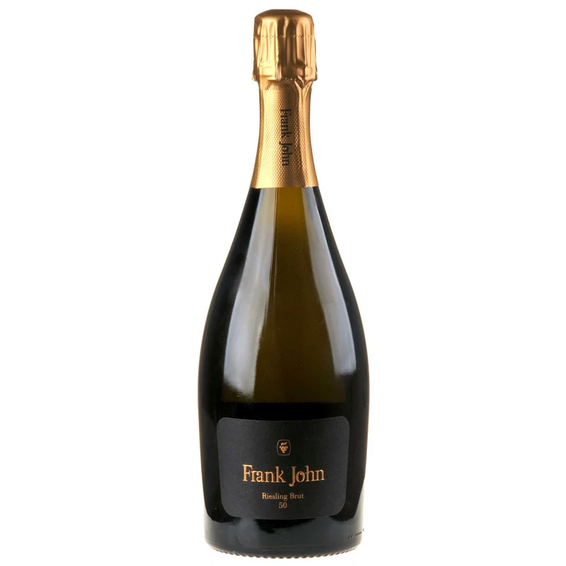 Frank John Riesling Brut min. 50 Mon. Hefelager Bio 2018 white
