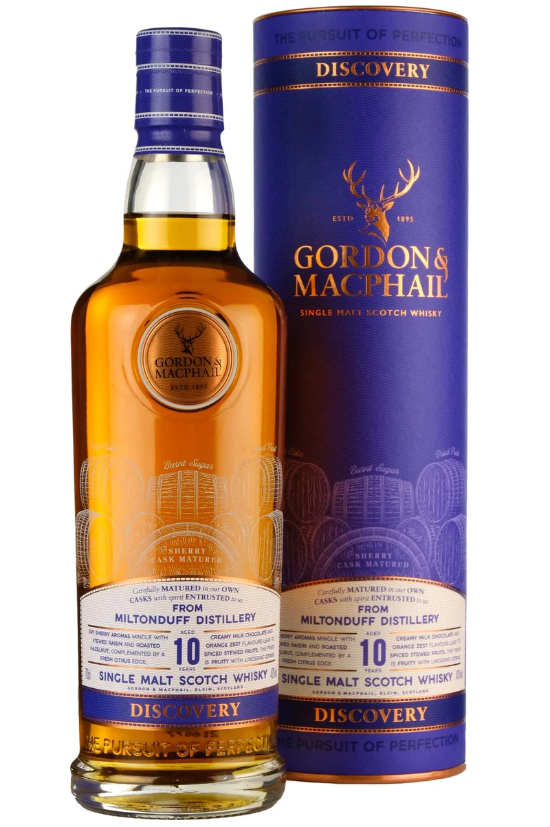 Miltonduff 10 Year Old Gordon & MacPhail Discovery Range