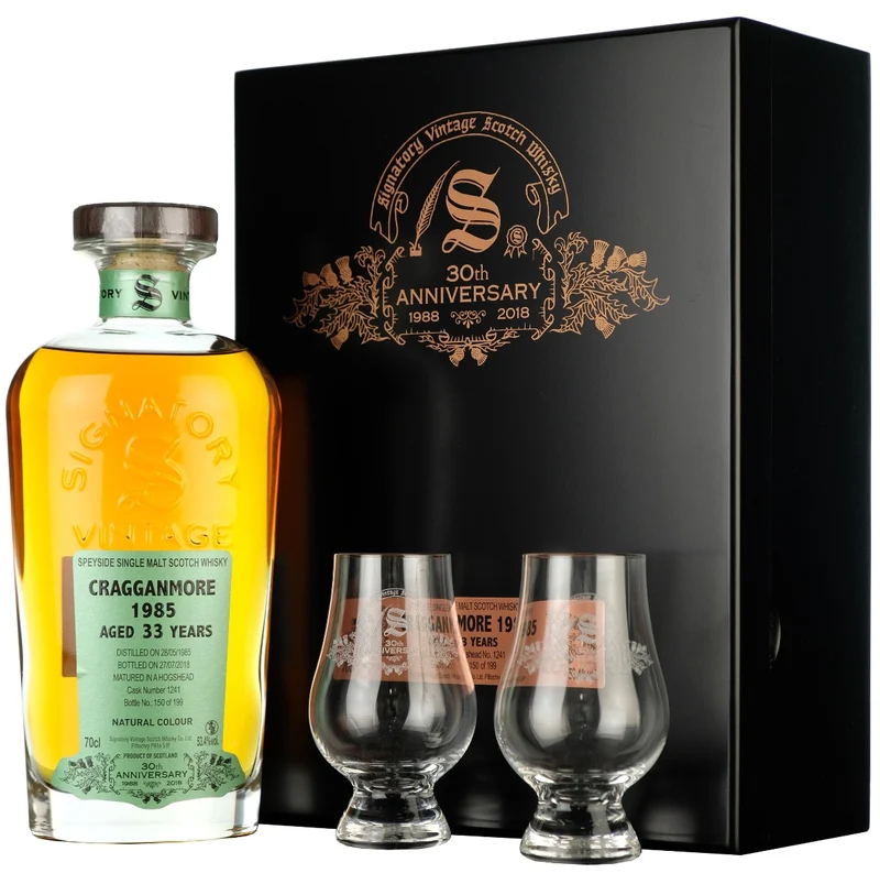 Cragganmore 1985-2018 | 33 Year Old Signatory Vintage 30th Anniversary