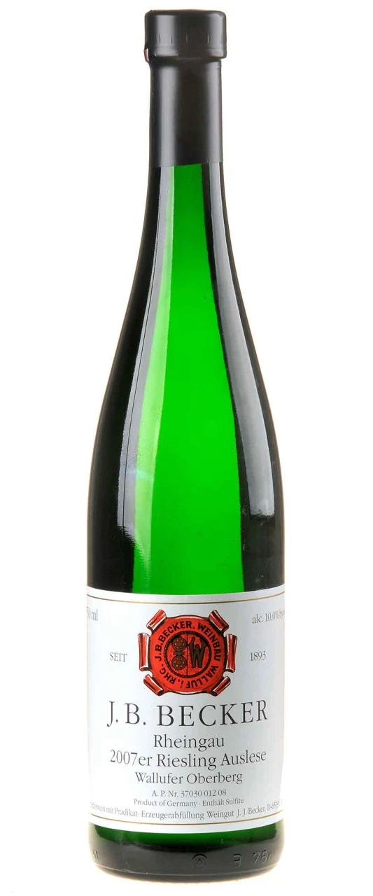 J.B.Becker Riesling Wallufer Oberberg Auslese 2007 white