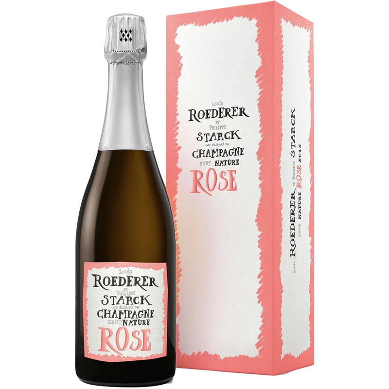 Louis Roederer & Philippe Starck Brut Nature Rosé 2018 GIFTBOX