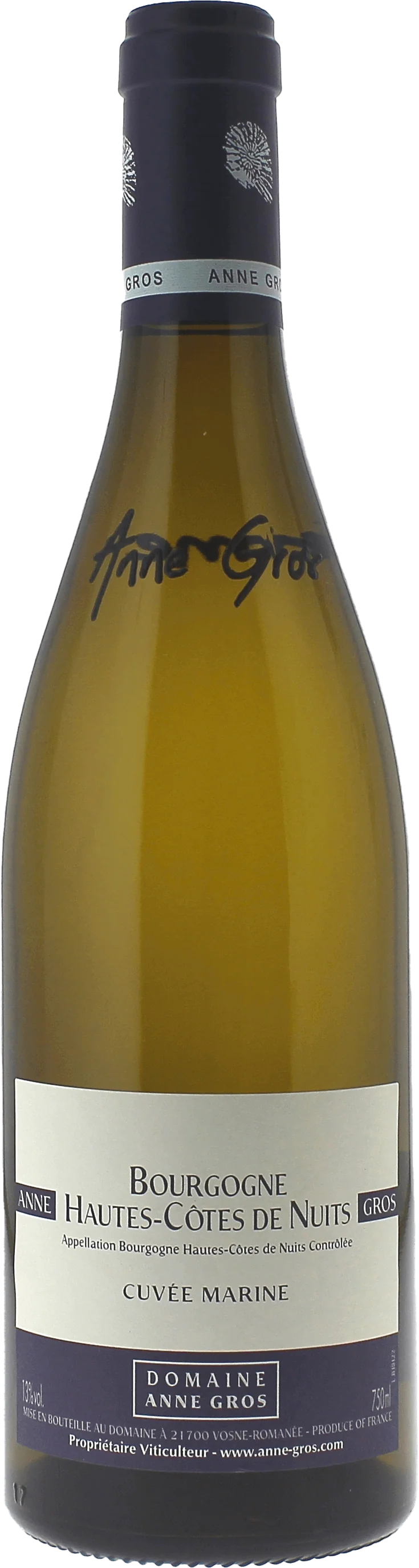Bourgogne Hautes Cotes De Nuits Cuvée Marine Blanc Domaine Gros Anne - Magnum 1,5L, 2017
