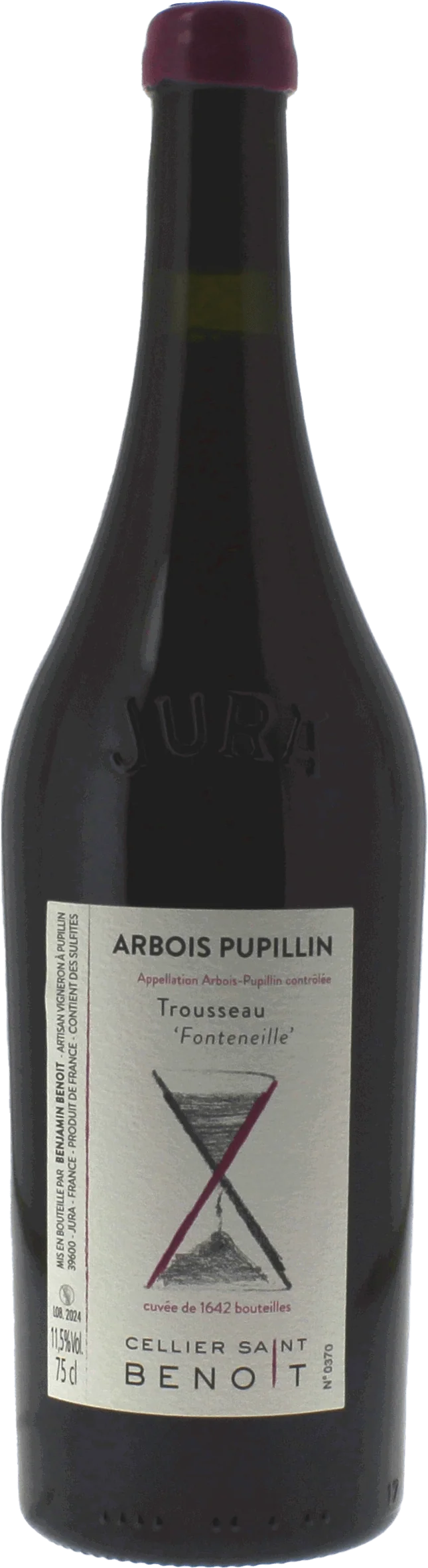 Trousseau Fonteneille Cellier Saint Benoit Jura, 2023