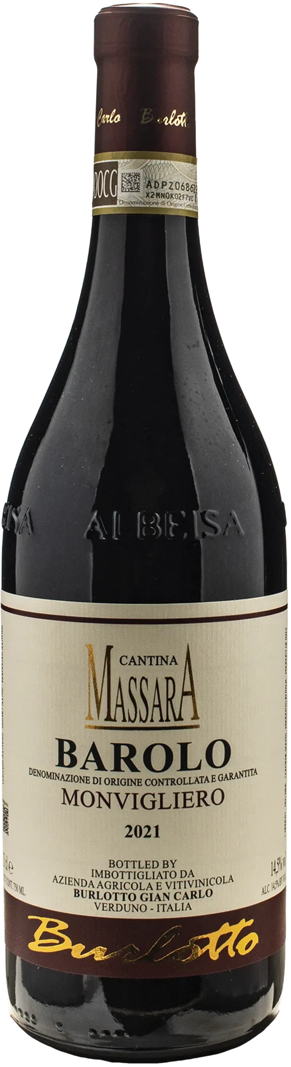 Cascina Massara Burlotto Barolo Monvigliero 2021