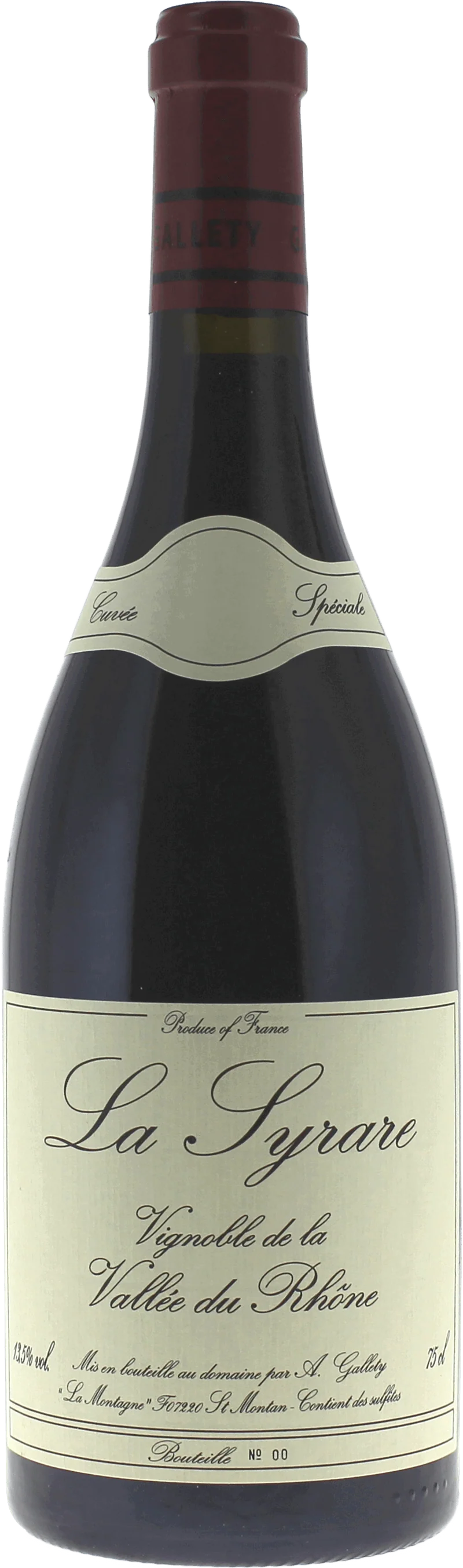 Côtes Du Vivarais Domaine Gallety Syrare Côtes Du Vivarais, 2022