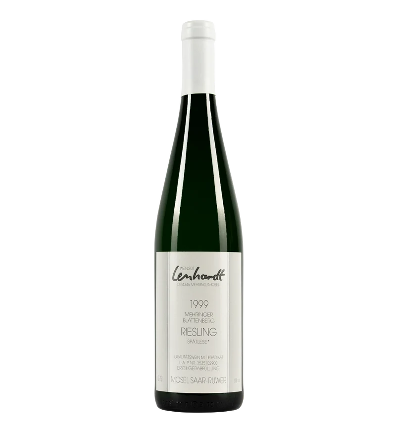 Weingut Lenhardt Mehringer Blattenberg Riesling Spätlese 1999