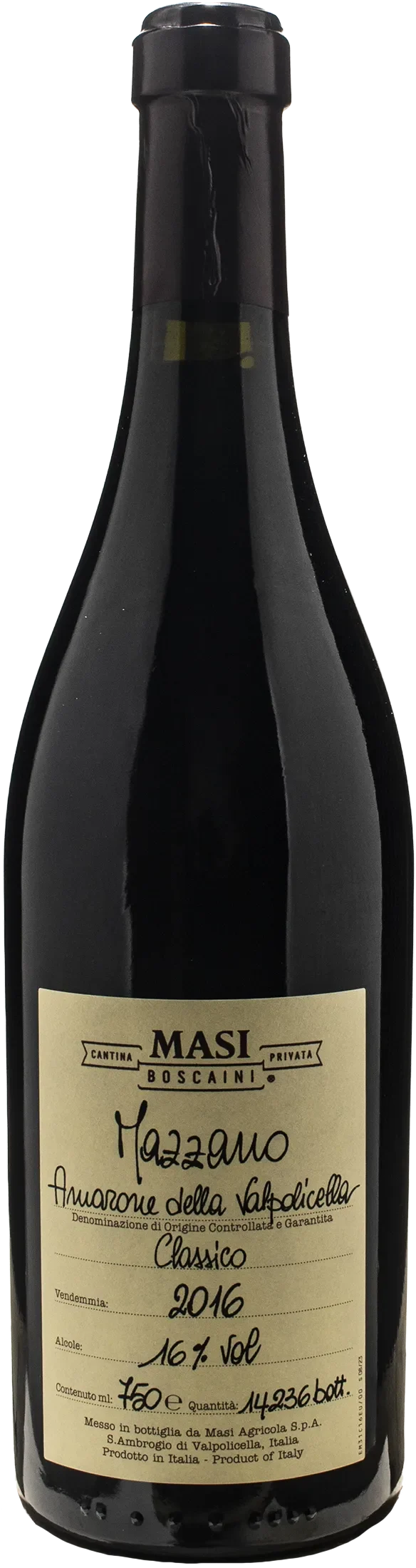 Masi Amarone della Valpolicella Classico Mazzano 2016