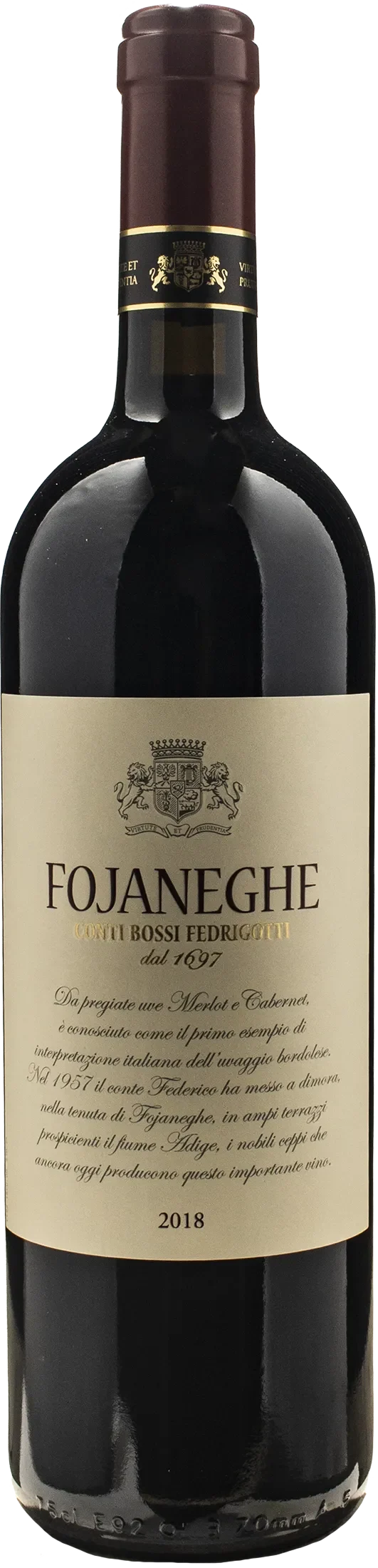 Conti Bossi Fedrigotti Fojaneghe 2018