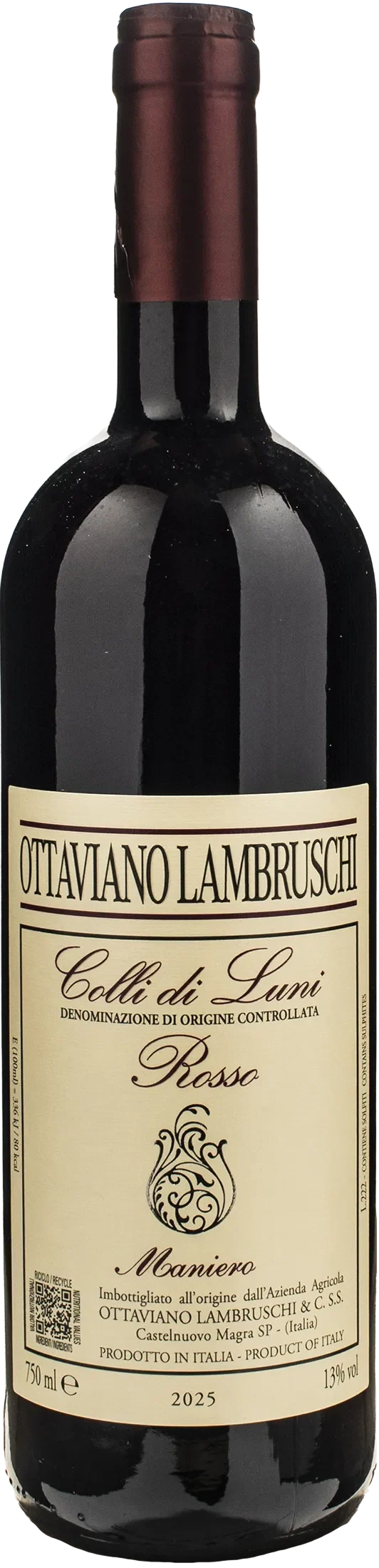 Ottaviano Lambruschi Colli di Luni Rosso Maniero 2025