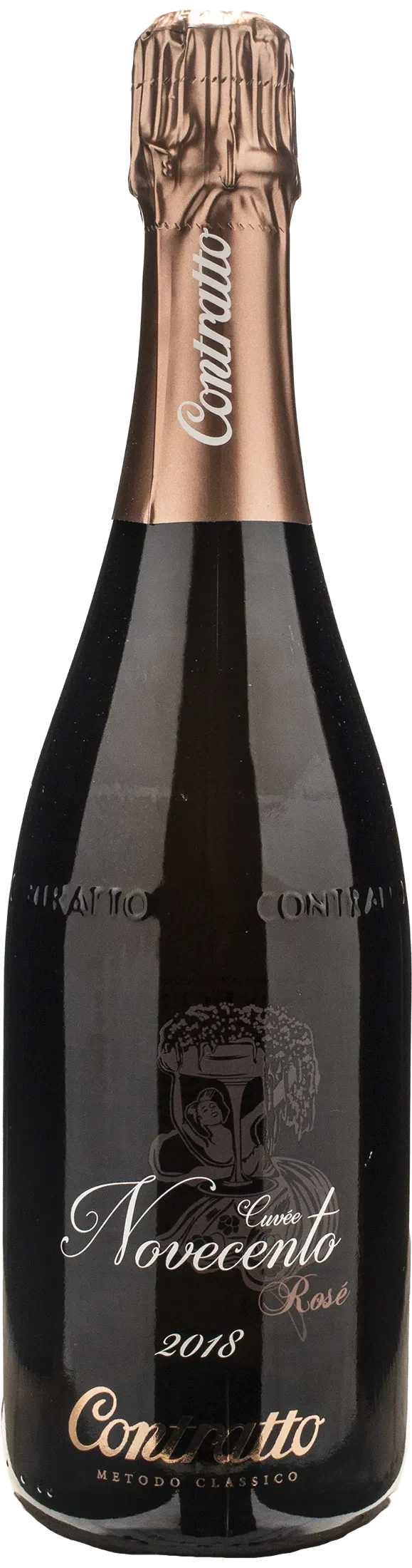 Contratto Cuvee Novecento Metodo Classico Rosè Brut 2018