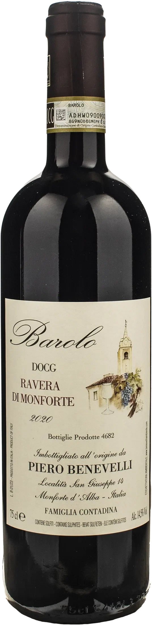Piero Benevelli Barolo Ravera 2020