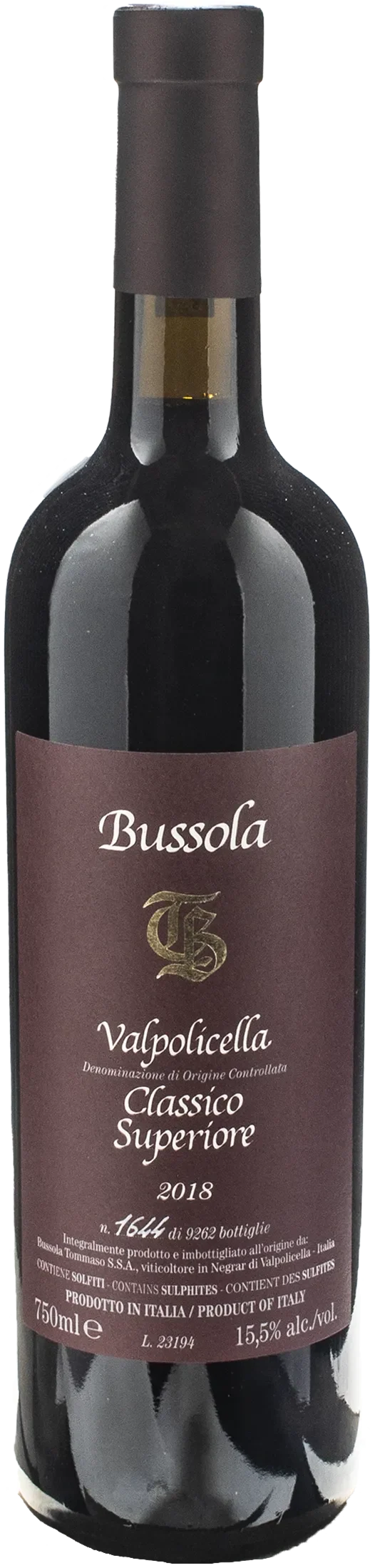 Tommaso Bussola Valpolicella Classico Superiore TB 2018