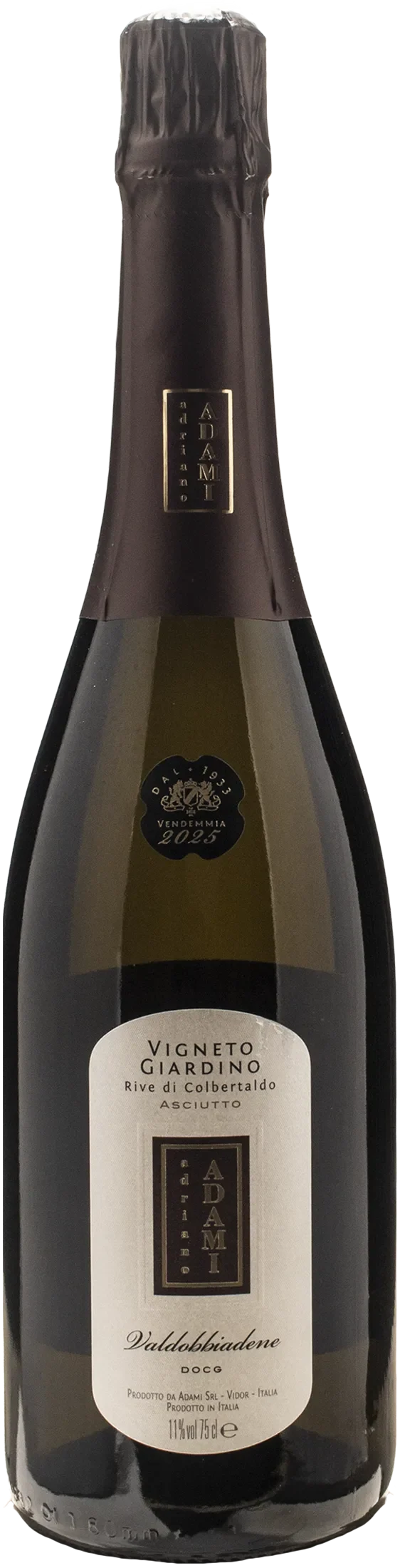 Adami Valdobbiadene Prosecco Vigneto Giardino Rive di Colbertaldo Dry 2025