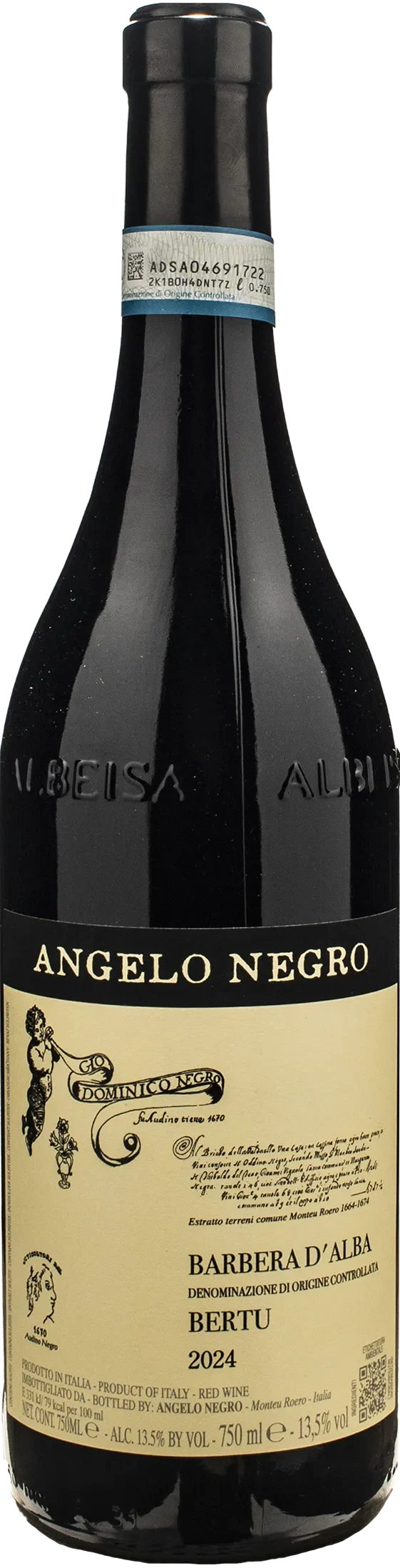Angelo Negro Barbera d'Alba Bertu 2024