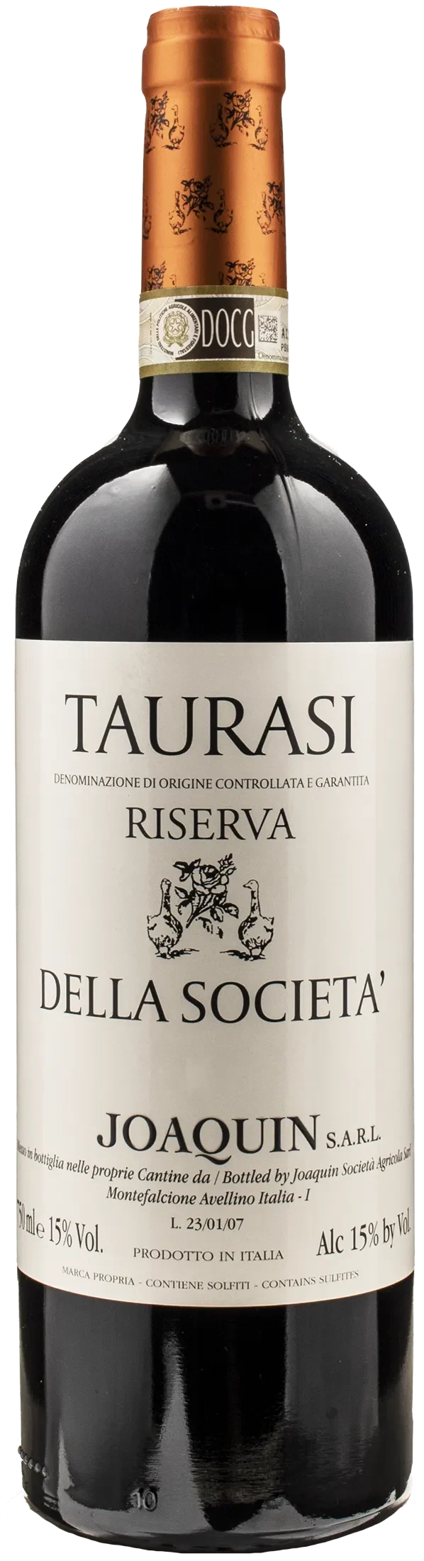 Joaquin Taurasi Riserva della Societa 2015