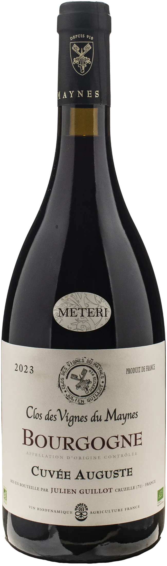 Julien Guillot Clos des Vignes du Maynes Bourgogne Rouge Cuvee Auguste 2023