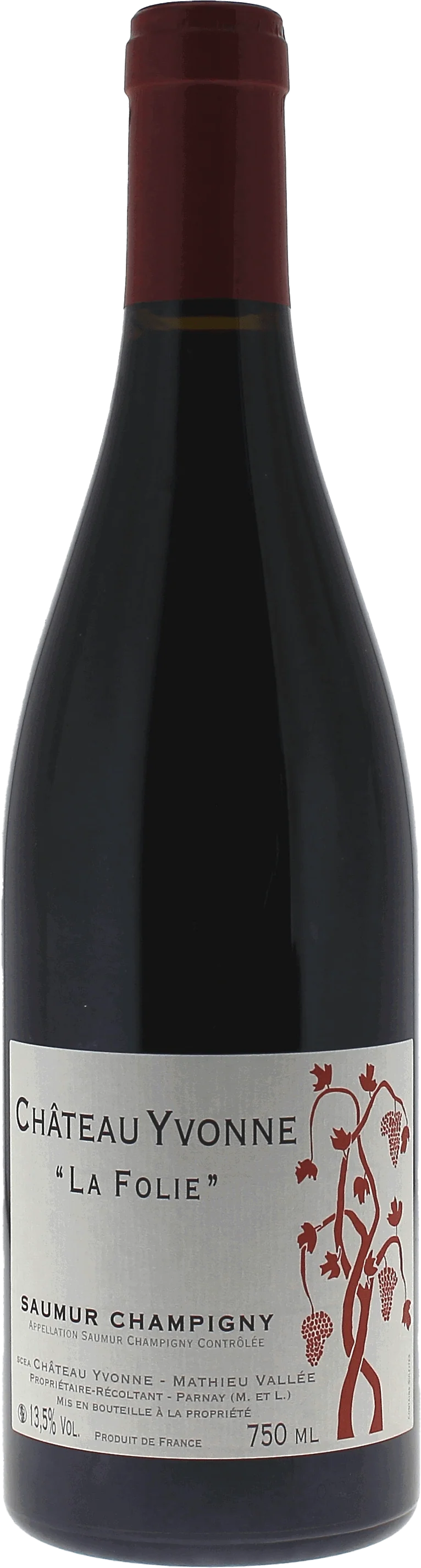 Cuvée La Folie Château Yvonne Saumur Champigny, 2023