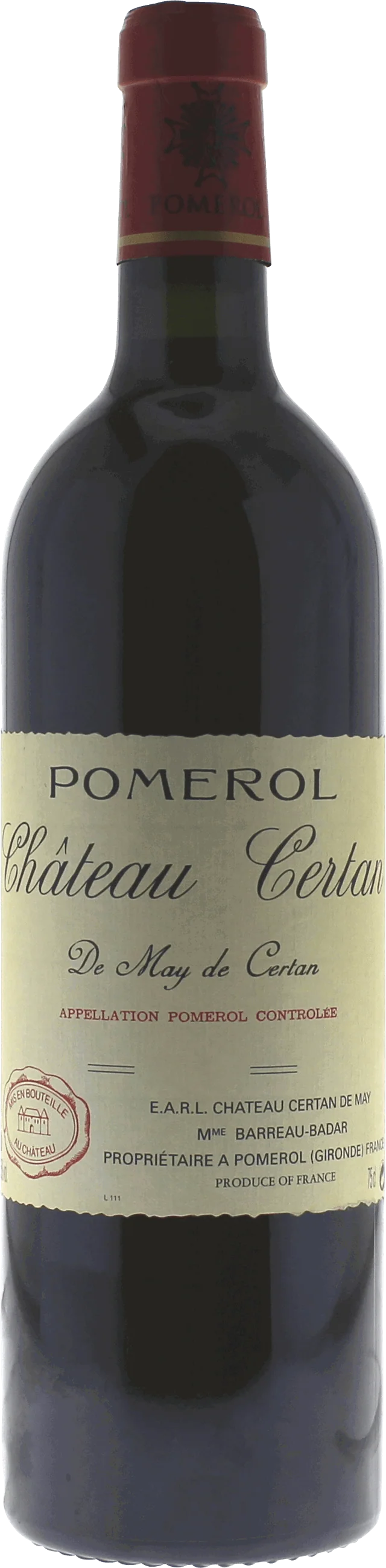 Certan De May Pomerol, 2020