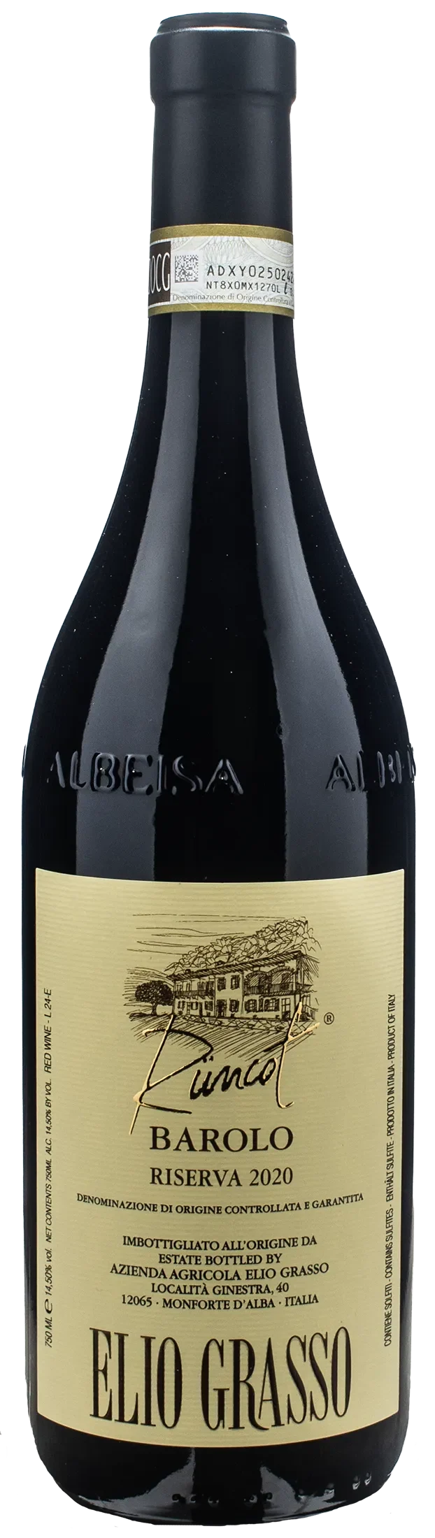 Elio Grasso Barolo Riserva Runcot 2020