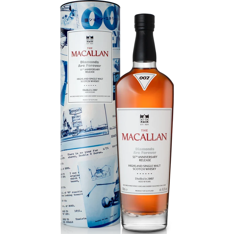 The Macallan James Bond 55th Anniversary 'Diamonds are Forever' Single Malt Scotch Whisky