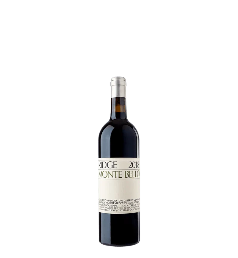 Ridge Vineyards Monte Bello 2018 37,5CL