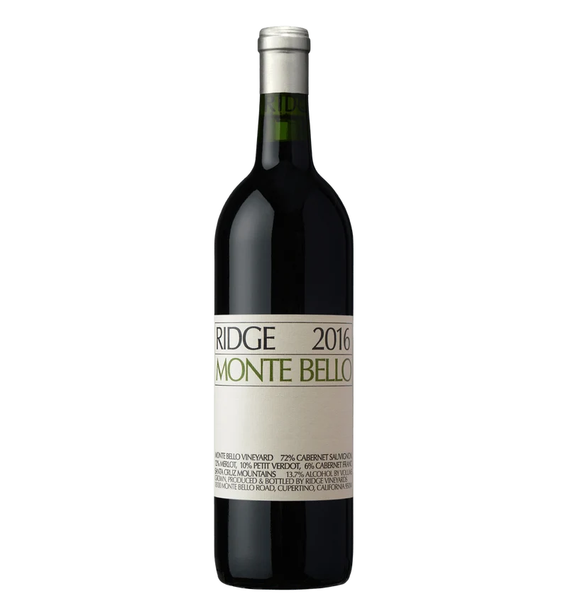Ridge Vineyards Monte Bello 2016