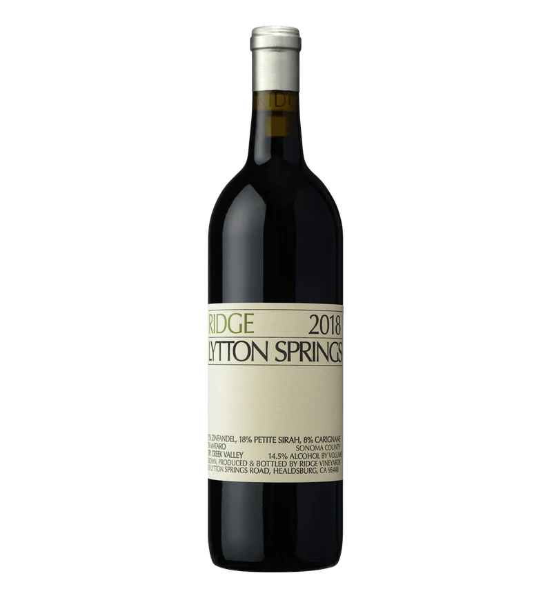 Ridge Vineyards Lytton Springs 2018