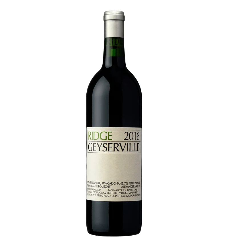 Ridge Vineyards Geyserville 2016 300CL