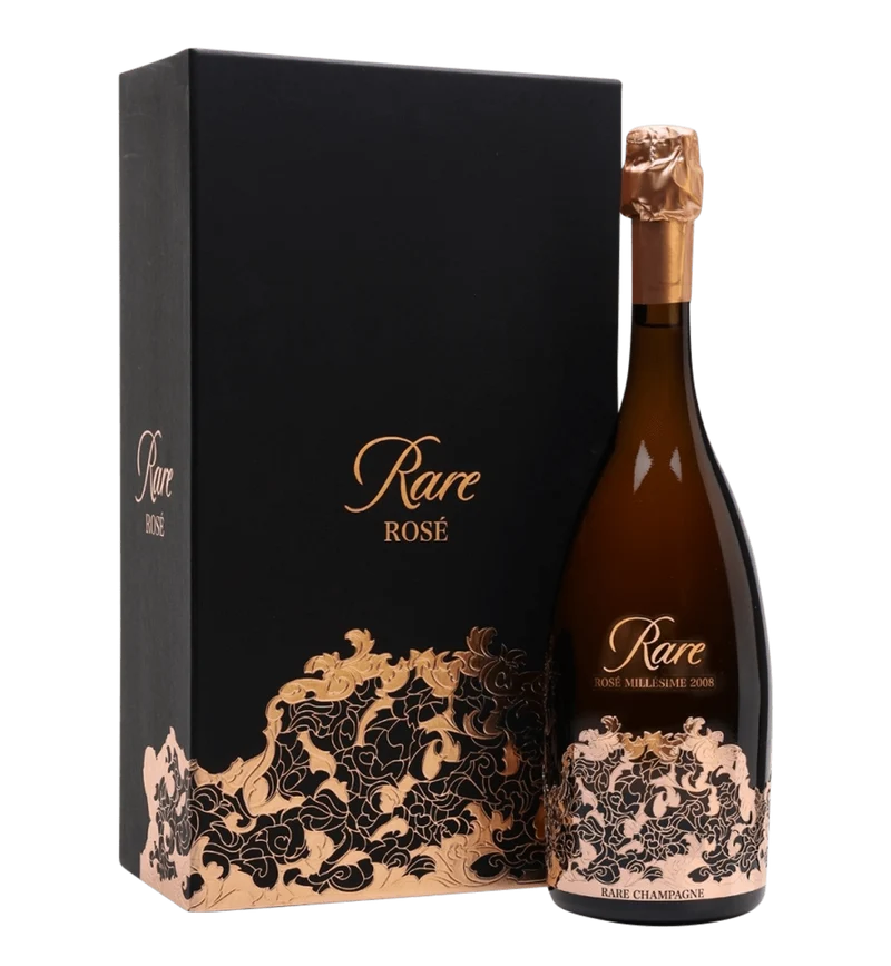 Piper-Heidsieck Cuvée Rare Brut Champagne Rosé 2008 i gaveæske