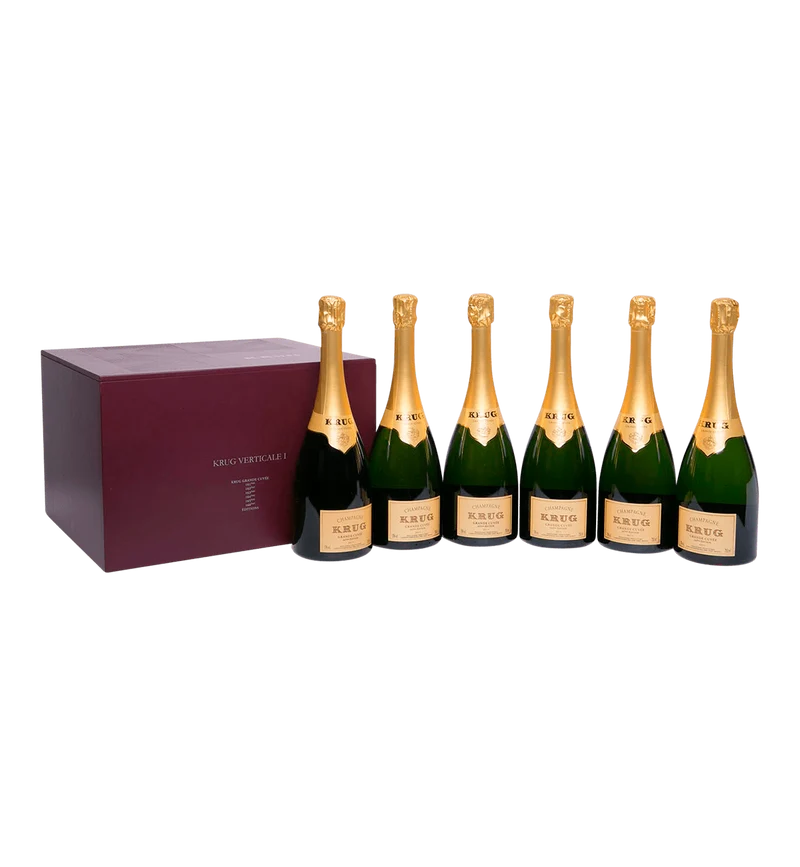 Krug Grande Cuvée Vertical Presentation Case (Éditions 161-166) - 6 flasker