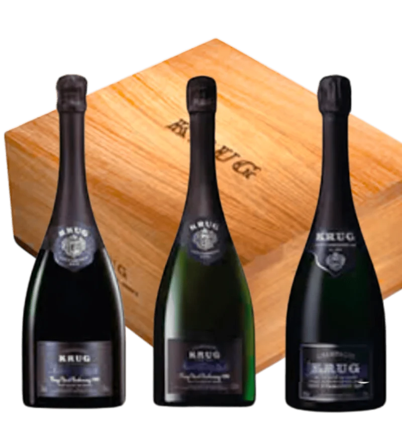 Krug Clos d'Ambonnay Blanc de Noirs Trilogie 1996-1998-2000