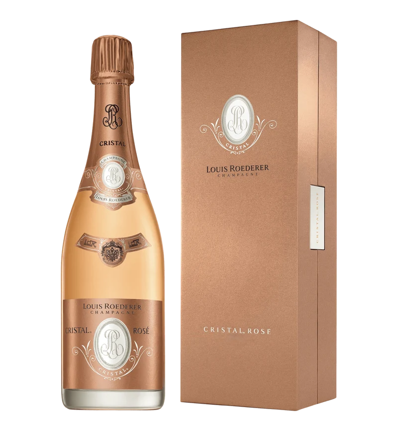 Louis Roederer Cristal Rosé 1999 i gaveæske