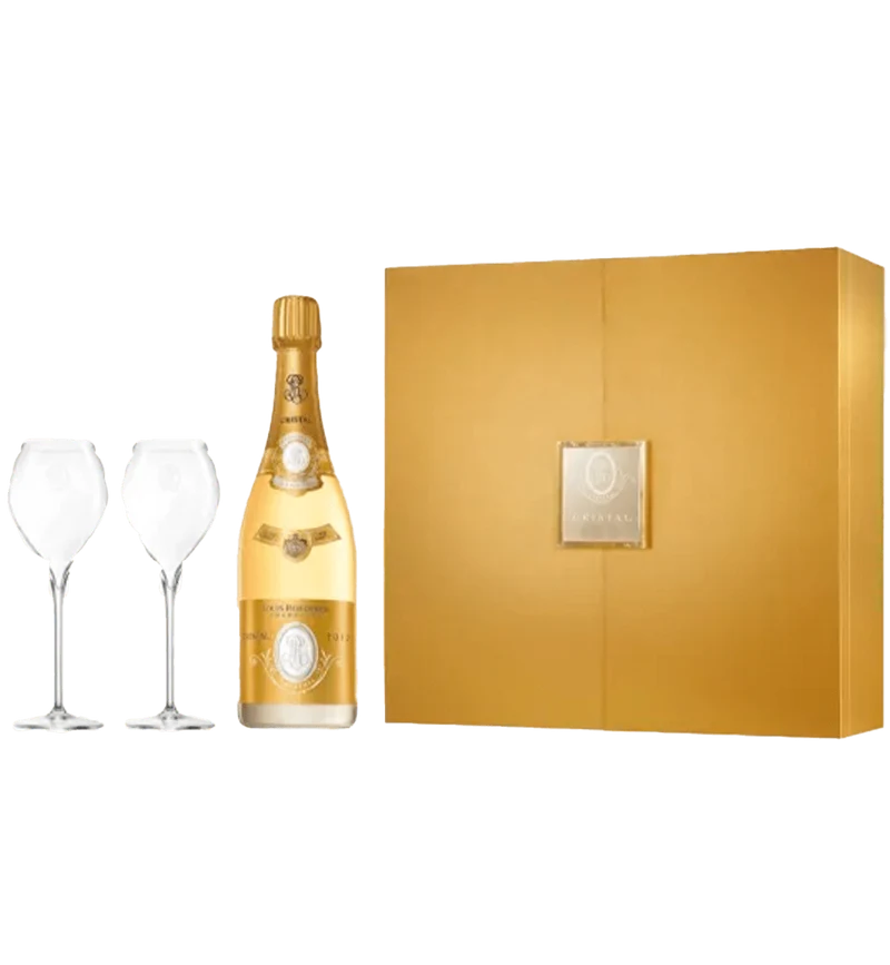 Louis Roederer Cristal 2012 med 2 glas
