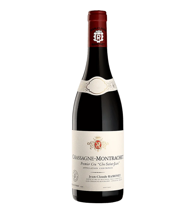 Domaine Jean Claude Ramonet Chassagne Montrachet 1er Cru Clos St Jean Rouge 2018