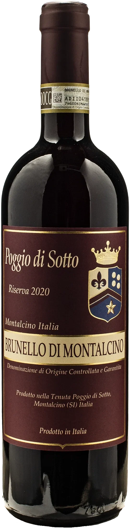 Poggio di Sotto Brunello di Montalcino Riserva 2020