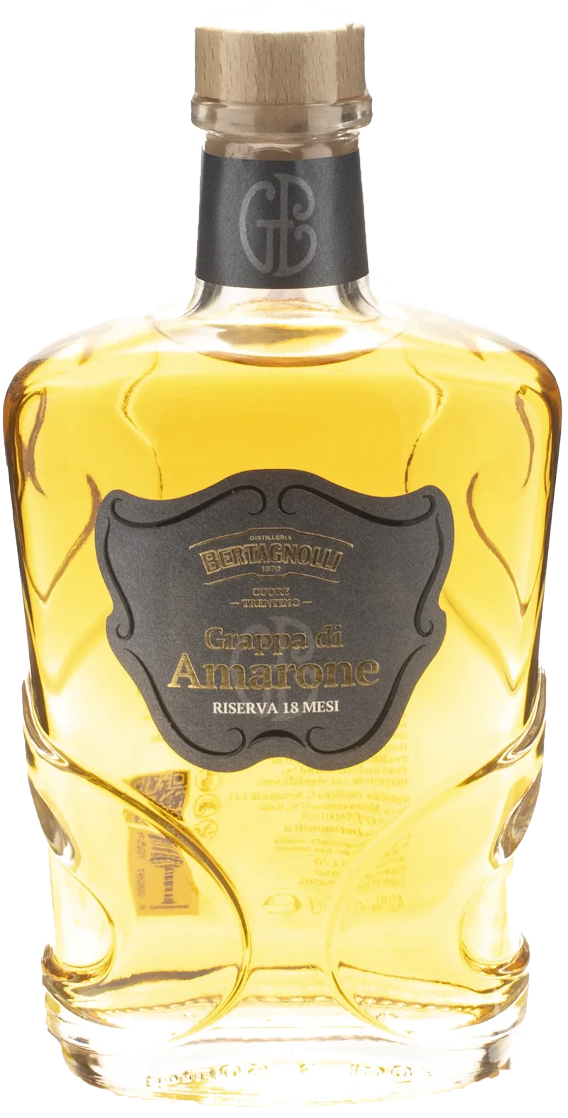 Distilleria Bertagnolli Grappa di Amarone Barrique Riserva 18 mesi 0.7L