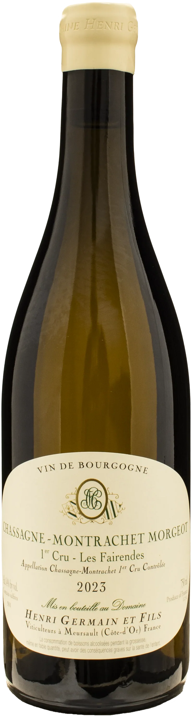 Henri Germain Chassagne Montrachet 1er Cru Morgeot Les Fairendes 2023