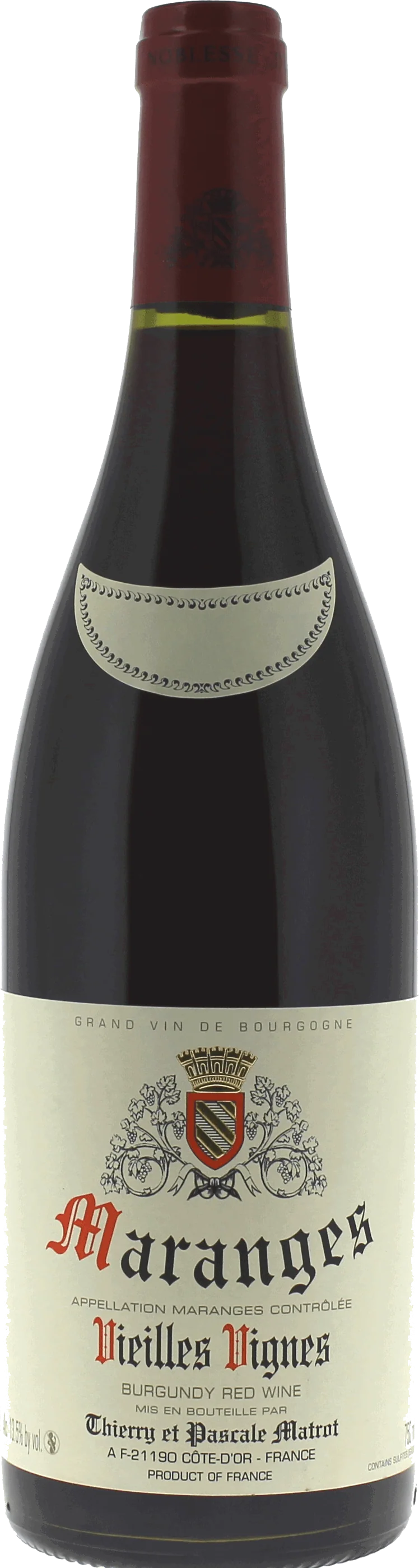 Maranges Rouge Domaine Matrot, 2023